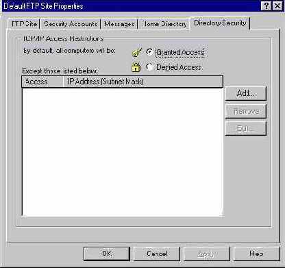 Microsoft Internet Information Server 4.0

