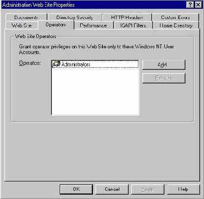 Microsoft Internet Information Server 4.0
