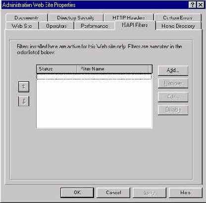 Microsoft Internet Information Server 4.0
