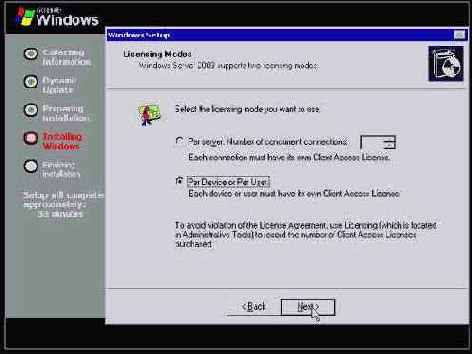 Microsoft Windows Server 2003.   
