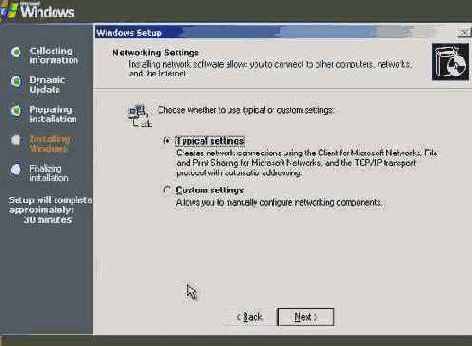 Microsoft Windows Server 2003.   
