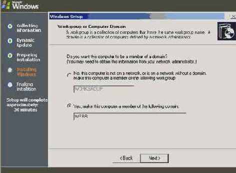 Microsoft Windows Server 2003.   
