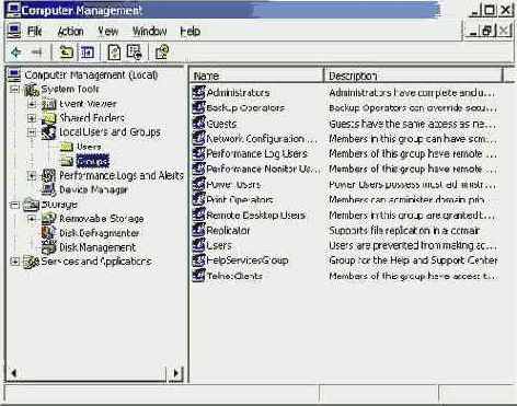 Microsoft Windows Server 2003.   
