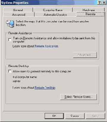 Microsoft Windows Server 2003.   
