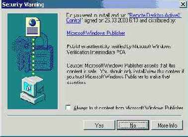 Microsoft Windows Server 2003.   
