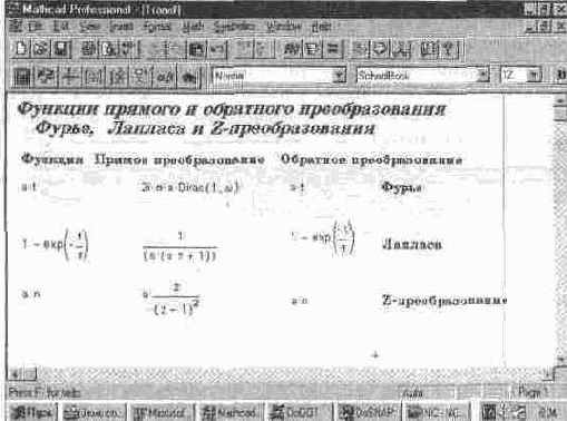 MathCAD 7.0