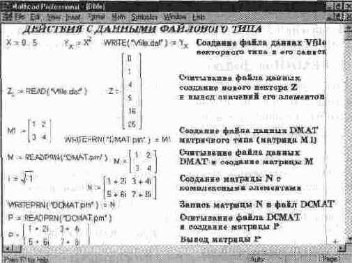 MathCAD 7.0