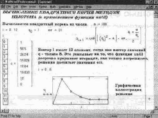 MathCAD 7.0