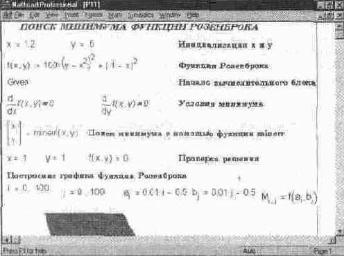 MathCAD 7.0