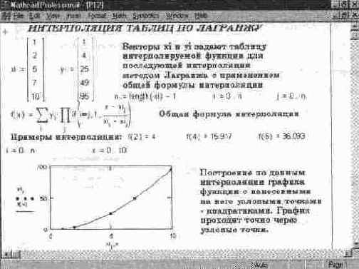 MathCAD 7.0