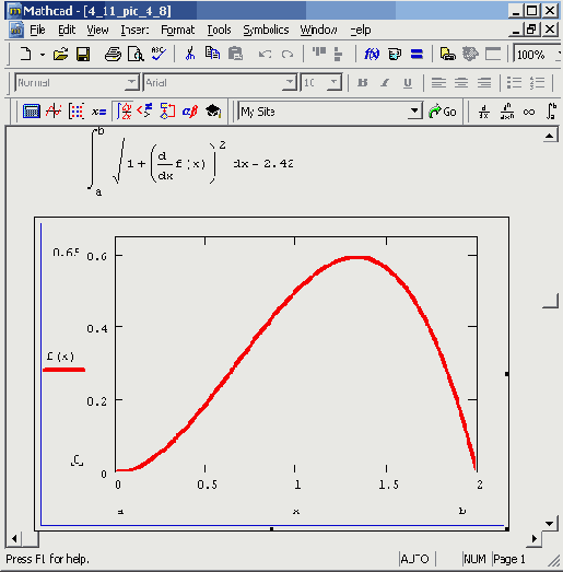 Математические задачи в пакете MathCAD 12