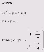 Математические задачи в пакете MathCAD 12