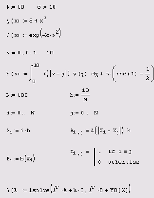 Математические задачи в пакете MathCAD 12