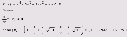 Математические задачи в пакете MathCAD 12