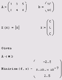 Математические задачи в пакете MathCAD 12