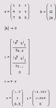 Математические задачи в пакете MathCAD 12