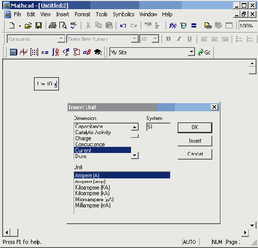     MathCAD 12
