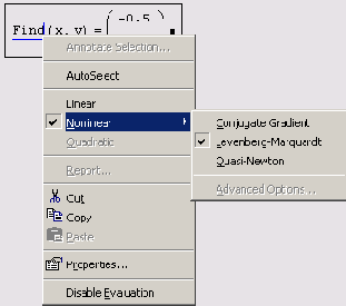 Математические задачи в пакете MathCAD 12