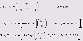 Матричные вычисления в Mathcad