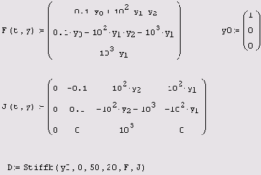 Матричные вычисления в Mathcad