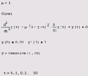 Матричные вычисления в Mathcad