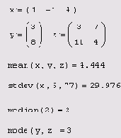 Матричные вычисления в Mathcad