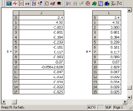 Матричные вычисления в Mathcad