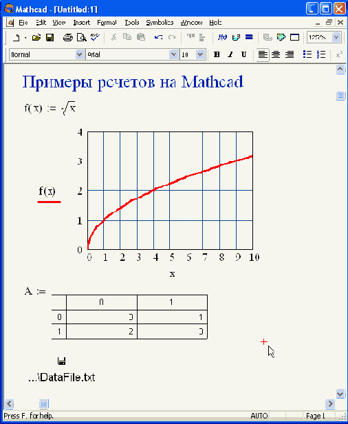   MathCAD