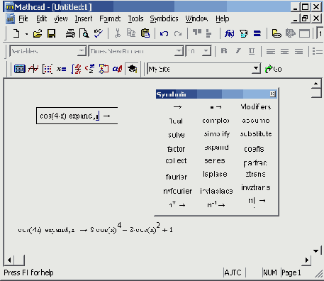     MathCAD 12
