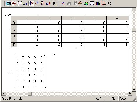 Математические задачи в пакете MathCAD 12
