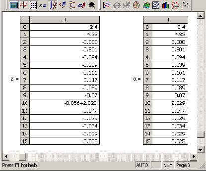 Математические задачи в пакете MathCAD 12
