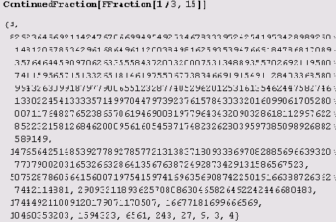    :  Continued Fraction 