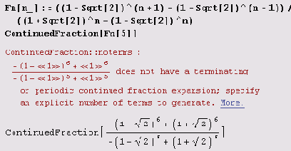    :  Continued Fraction 