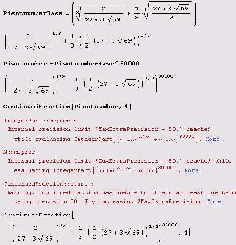    :  Continued Fraction 