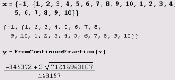     :  FromContinuedFraction 