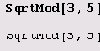       SqrtMod  SqrtModList 