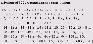 ,   ,  Divisors  DivisorSigma 